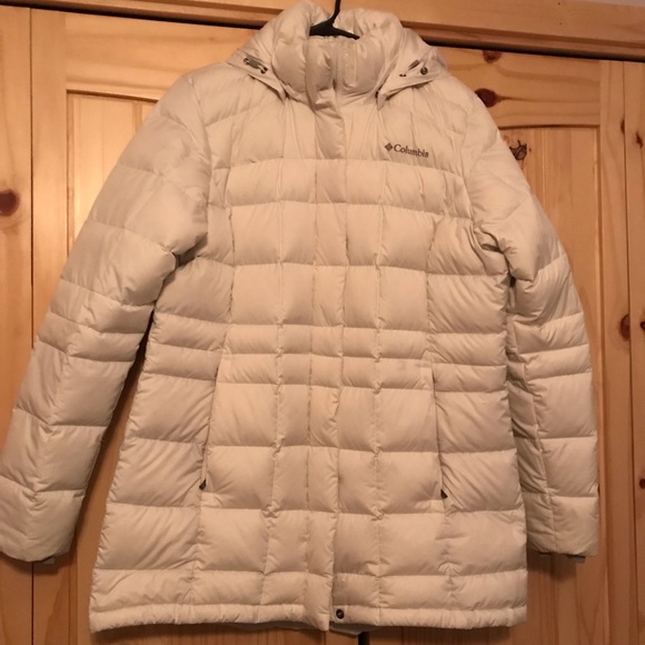 columbia hexbreaker mid down jacket